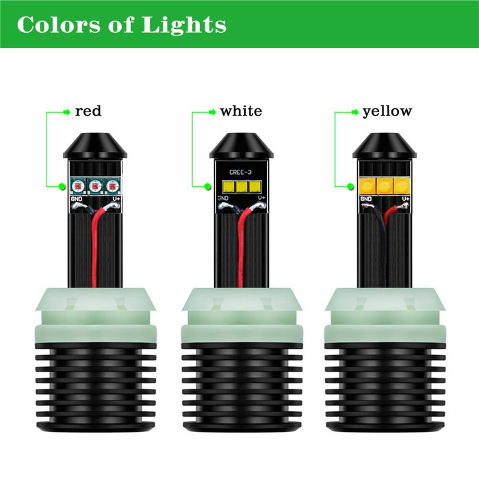 21W 7440 7443 LED Signal Lights Bulbs WY21W Blinker Lights -Alla Lighting