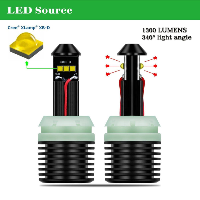 21W 7440 7443 LED Signal Lights Bulbs WY21W Blinker Lights -Alla Lighting