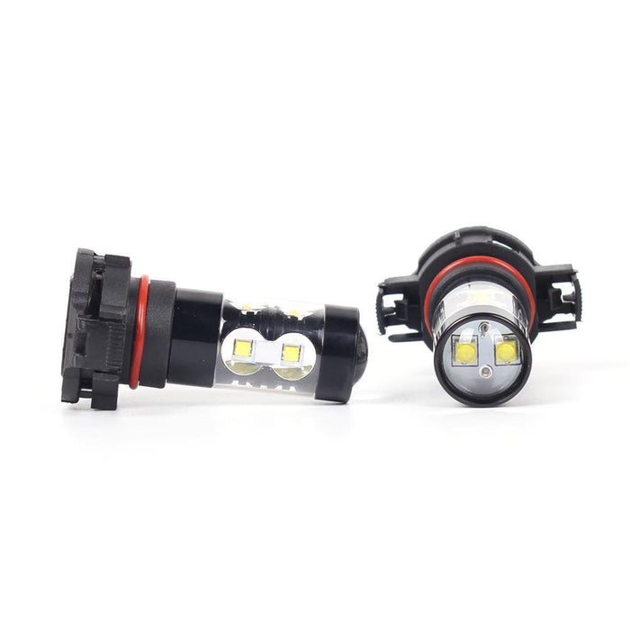 2504 PSX24W LED Bulbs 50W Cree Fog Lights Replacement for Cars, Trucks -Alla Lighting