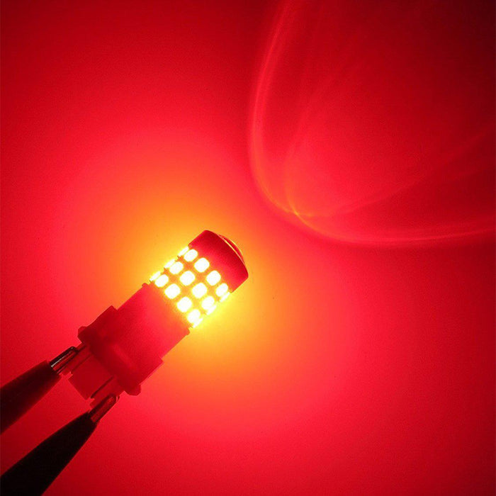 3156 3157 Strobe LED Brake Lights Flashing Stop Bulbs, Super Bright 12V -Alla Lighting