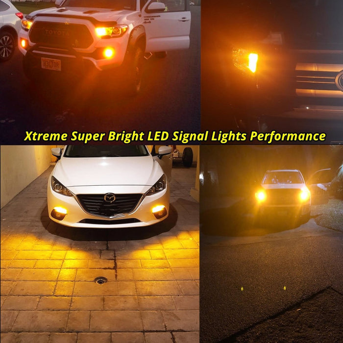 3157 3457 LED Bulbs ZES Xtreme Super Bright Lights Replacement 3156 4157 -Alla Lighting