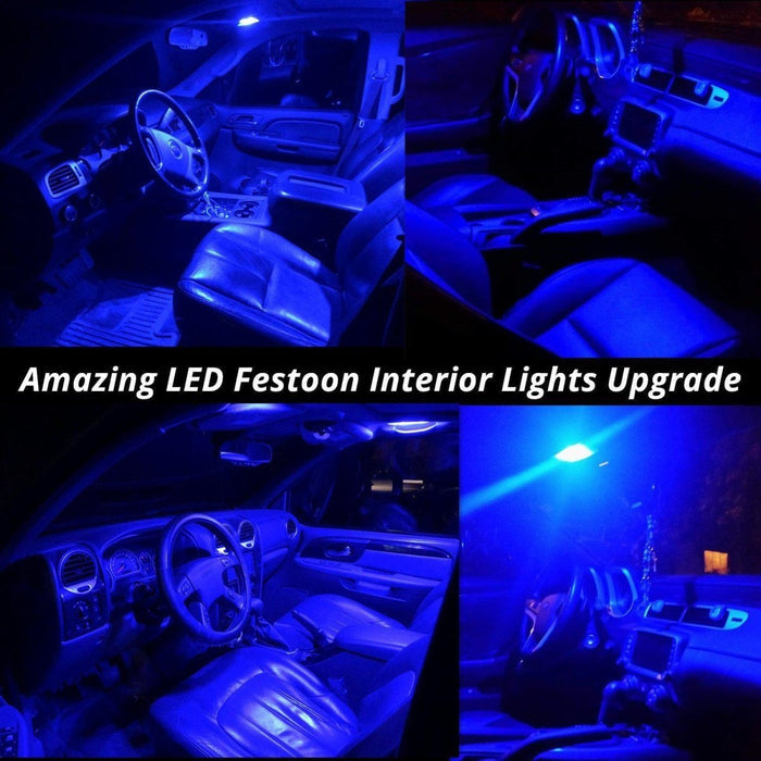 31mm DE3175 DE3022 LED Festoon Bulbs Interior Lights Replacement DE3021 -Alla Lighting