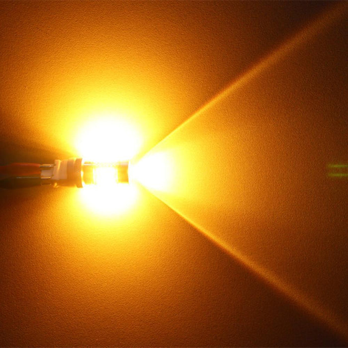 3457 3157 LED Switchback Bulbs Turn Signal Lights, 6K White/Amber Yellow -Alla Lighting