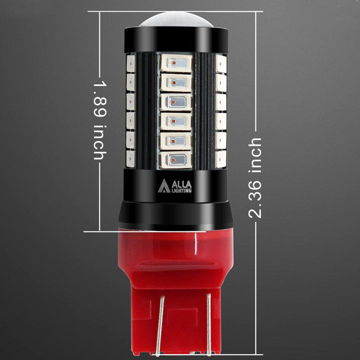 7440 7443 LED Strobe Brake Lights Flashing Stop Bulbs 7441 W21W -Alla Lighting