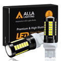 7440 7443 LED Strobe Brake Lights Flashing Stop Bulbs 7441 W21W -Alla Lighting