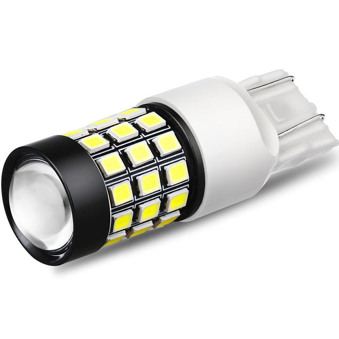 7443 7440 LED Lights Bulbs 2835 39-SMD, 6000K White/Amber Yellow/Red -Alla Lighting