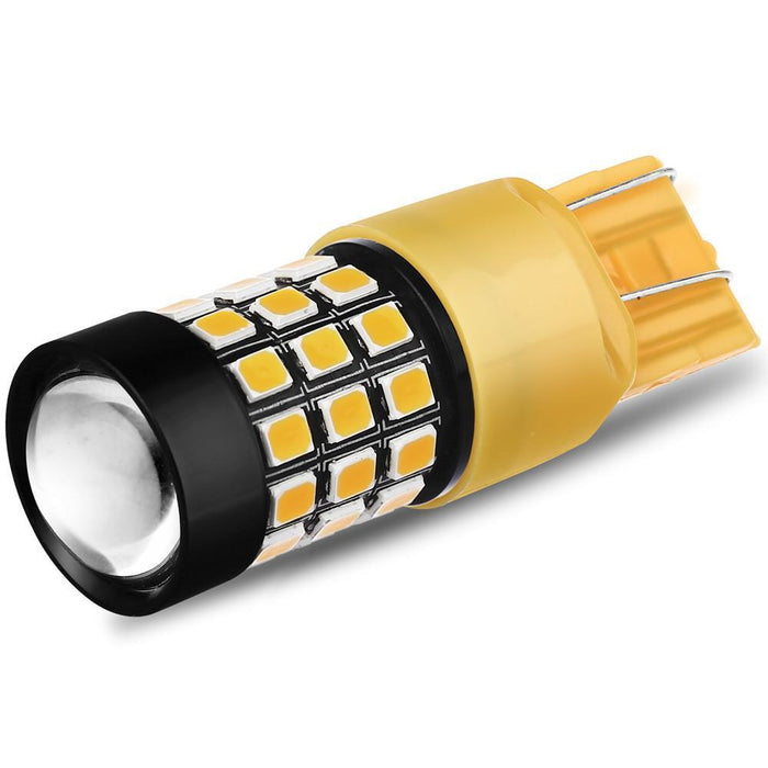 7443 7440 LED Lights Bulbs 2835 39-SMD, 6000K White/Amber Yellow/Red -Alla Lighting
