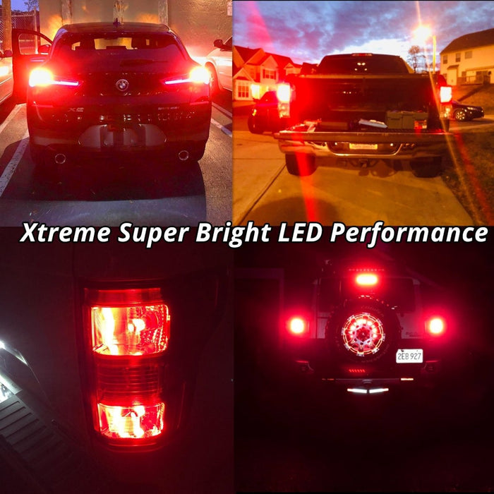 7506 1156 LED Bulbs Reverse, Signal, Brake, Stop, DRL Lights 3497 -Alla Lighting
