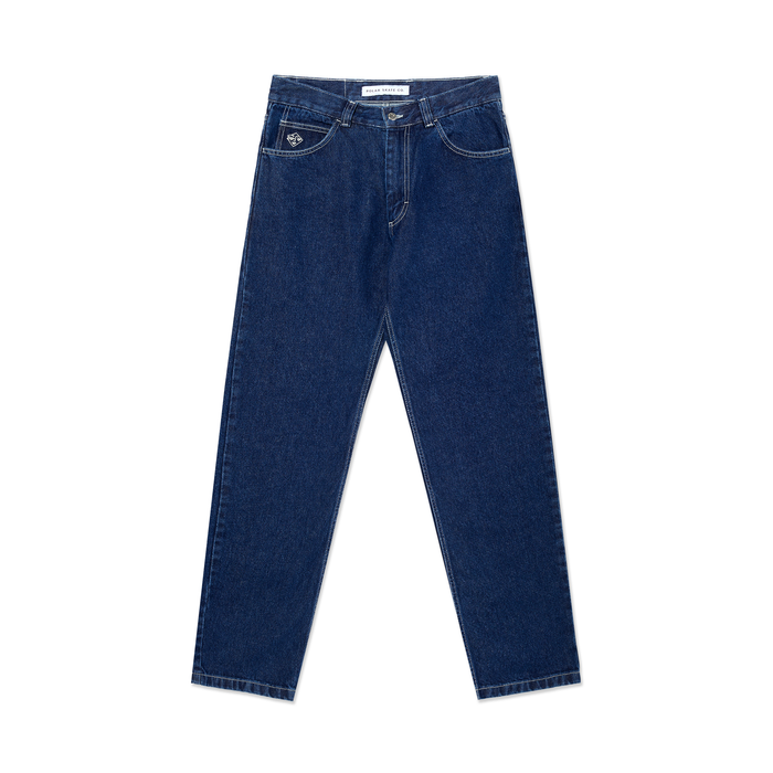 89 Pants - Dark Blue w/ White Stitching