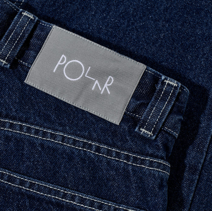 89 Pants - Dark Blue w/ White Stitching