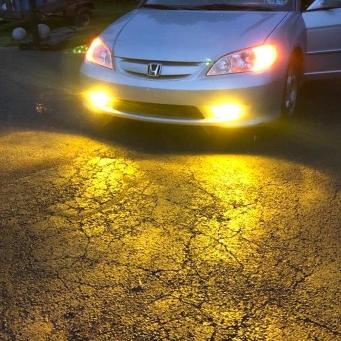 9006 HB4 LED Bulbs Fog Lights Upgrade for Cars, Trucks, 3000K Yellow -Alla Lighting