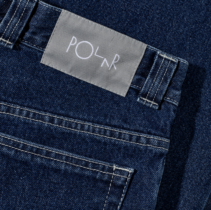 93 Pants - Dark Blue w/ White Stitching