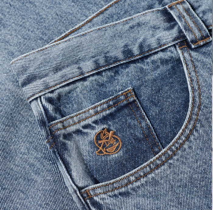 93 Pants - Heavy Washed Blue