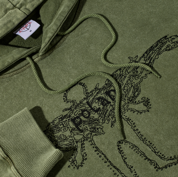 Acid Frank Hoodie | Soul - Army Green