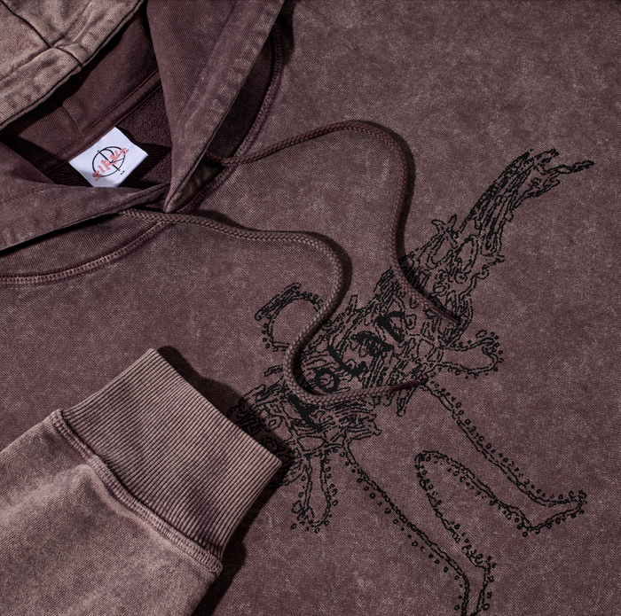 Acid Frank Hoodie | Soul - Bordeaux