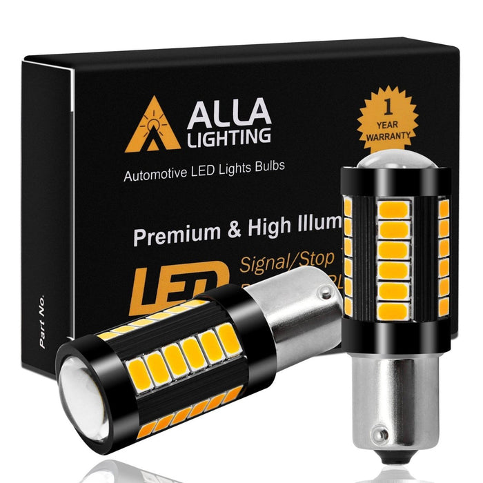 BA15S 1156 LED Turn Signal/Brake Stop Tail/Reverse Lights Bulbs -Alla Lighting