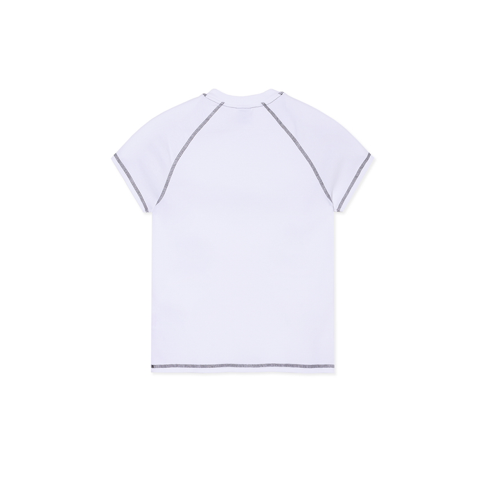 Baby Tee | Script Logo - White/Graphite