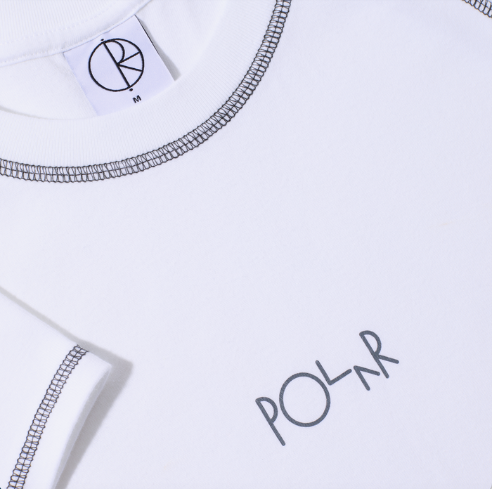 Baby Tee | Script Logo - White/Graphite