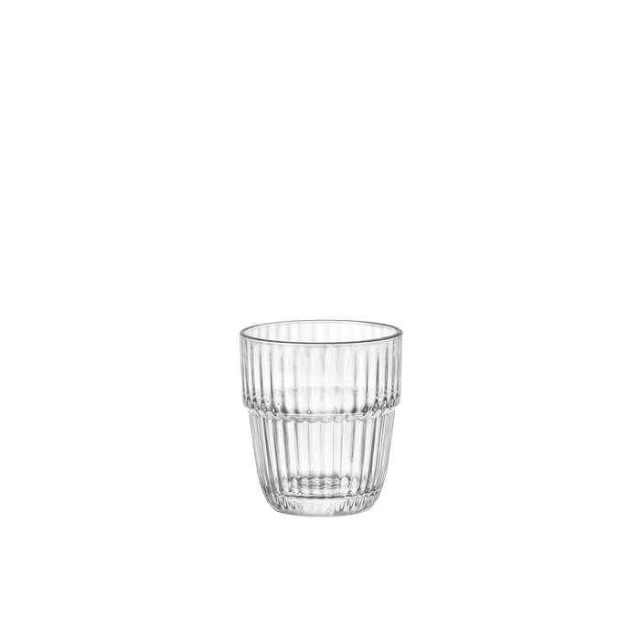 Bormioli Rocco Barshine 10.3 oz. Rocks Stackable Drinking Glasses, Clear (Set of 6)