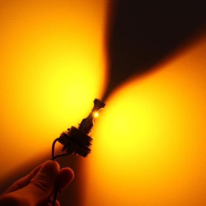 BAU15S 7507 LED Bulbs Turn Signal Lights Bulbs 12496, Amber Yellow -Alla Lighting