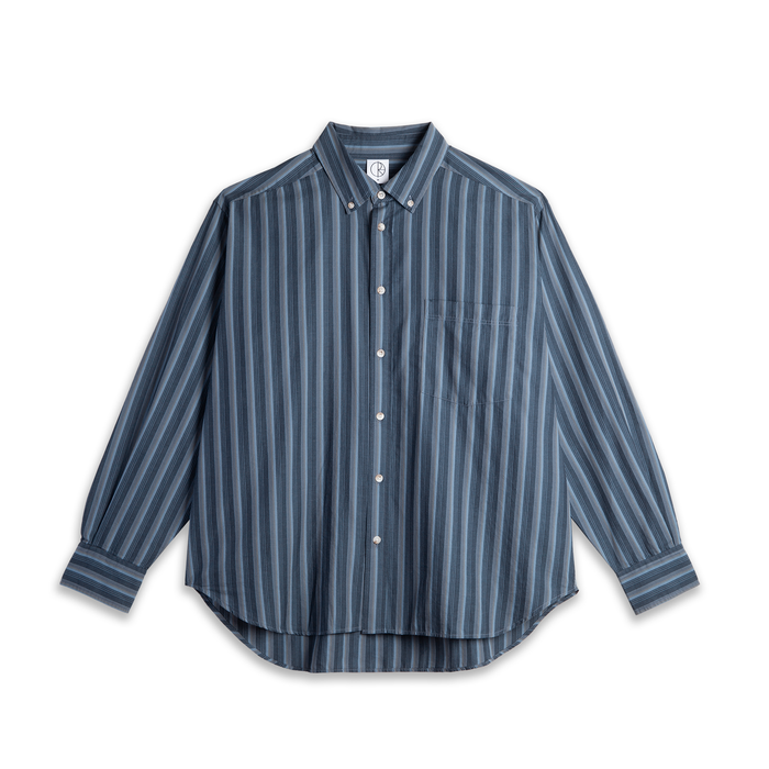 Ben LS Shirt - Blue Stripe