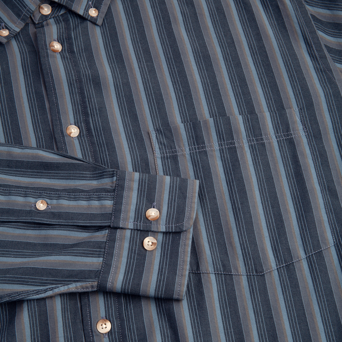 Ben LS Shirt - Blue Stripe