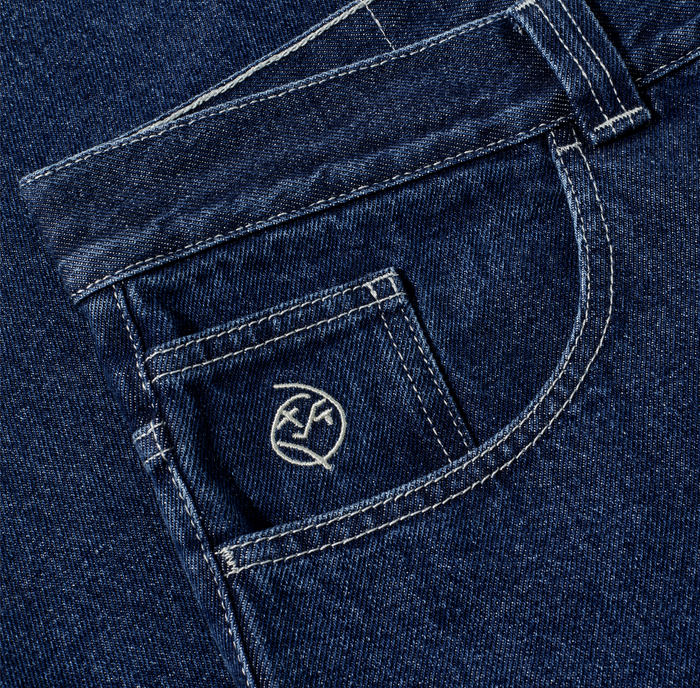 Big Boy Pants - Dark Blue w/ White Stitching