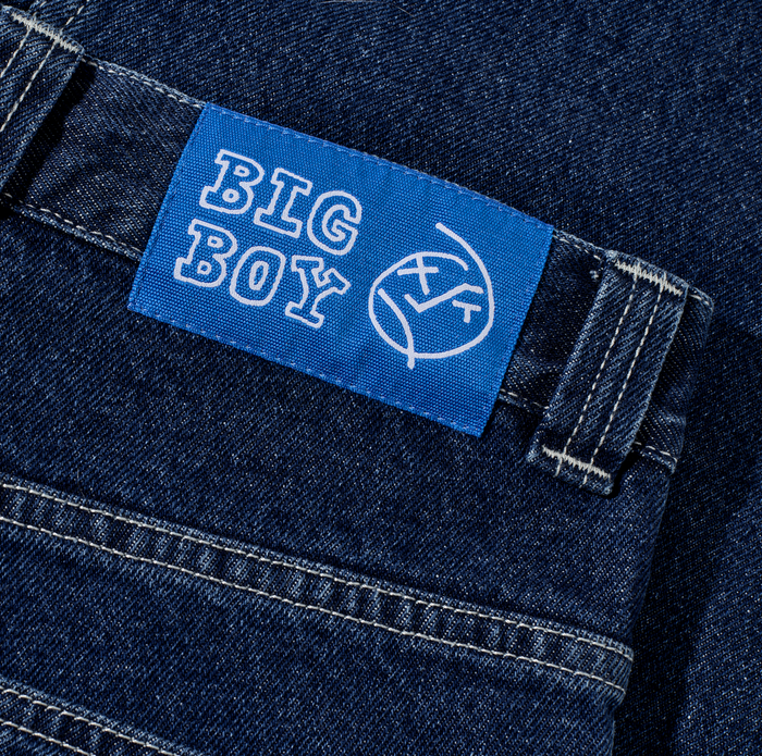 Big Boy Pants - Dark Blue w/ White Stitching