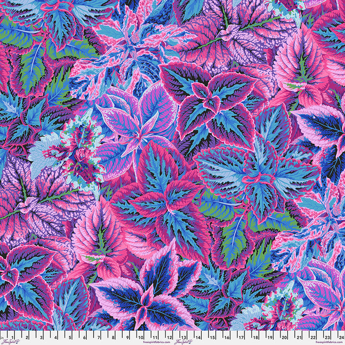 Bold Leaves - Blue - FreeSpirit Fabrics - Kaffe Fassett