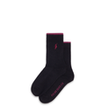 Business Socks | No Complies Forever - Black/Redcurrant