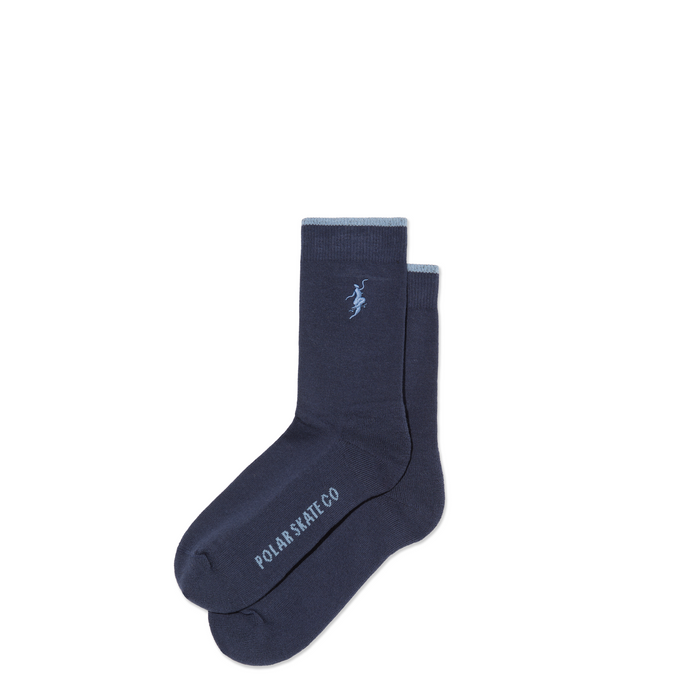 Business Socks | No complies Forever - Navy/Light Blue