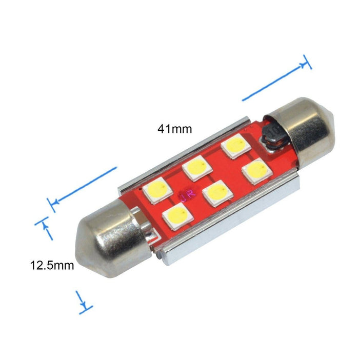 CANBUS 211-2 578 LED Bulbs festoon Interior Lights, 6000K xenon White 212-2 -Alla Lighting