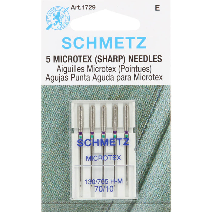 Chrome Microtex Needle 70/10 - Schmetz - 4029