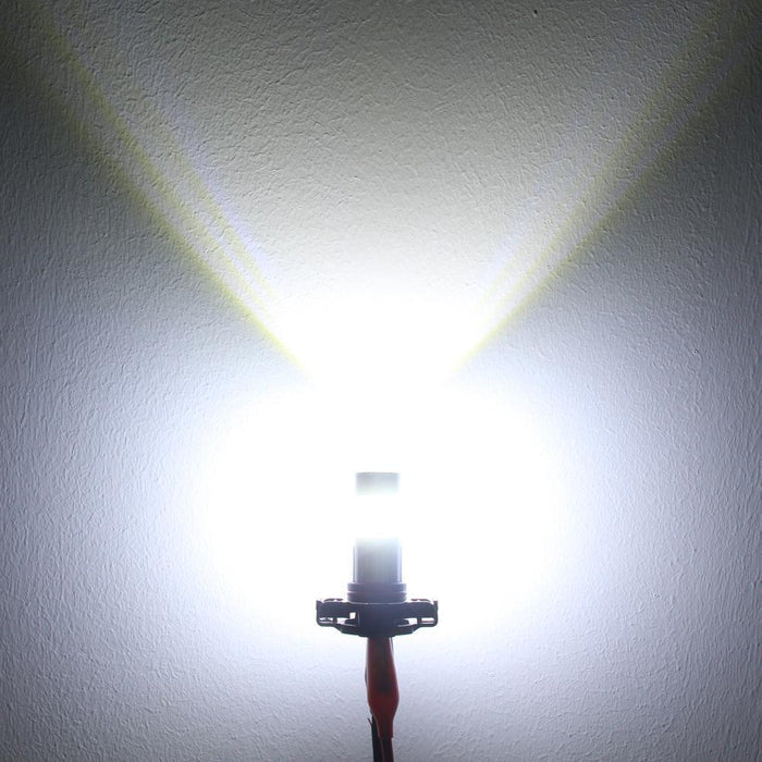 COB-72 2504 PSX24W LED Fog Light Bulbs, 6500K White/8000K Blue/3000K Amber Yellow -Alla Lighting