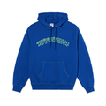 Contrast Dave Hoodie | Crude Logo - Egyptian Blue