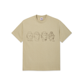 Contrast Tee | 8 Heads - Sand/Brown
