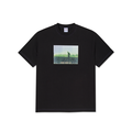 Contrast Tee | Beach Walk - Black/Purple