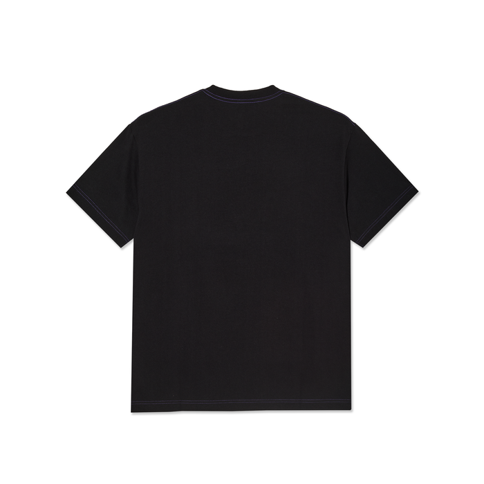 Contrast Tee | Beach Walk - Black/Purple