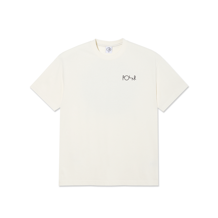 Contrast Tee | Fill Logo - Ivory/Black