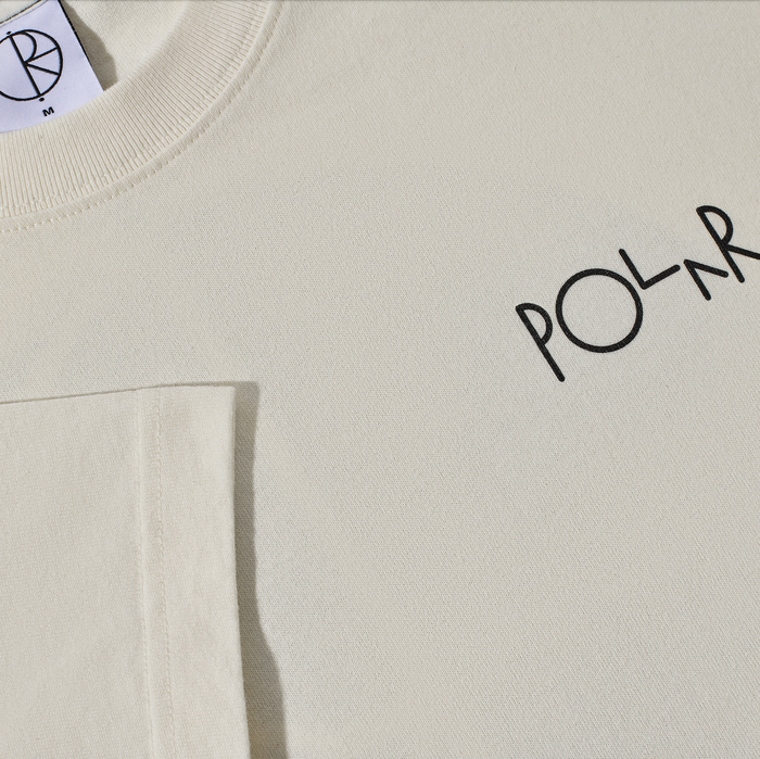 Contrast Tee | Fill Logo - Ivory/Black