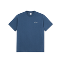 Contrast Tee I Stroke Logo - Grey Blue