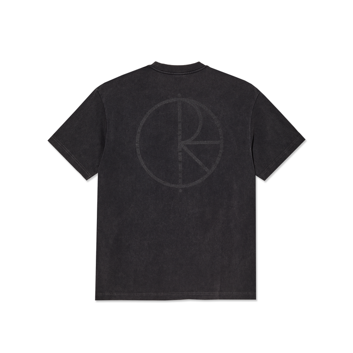 Contrast Tee | Stroke Logo - Silver Black/Black