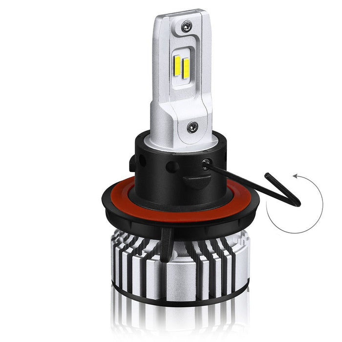 D-CR 9008 H13 LED Bulbs Forward Lighting Upgrade Halogen/HID, 3000K Yellow -Alla Lighting
