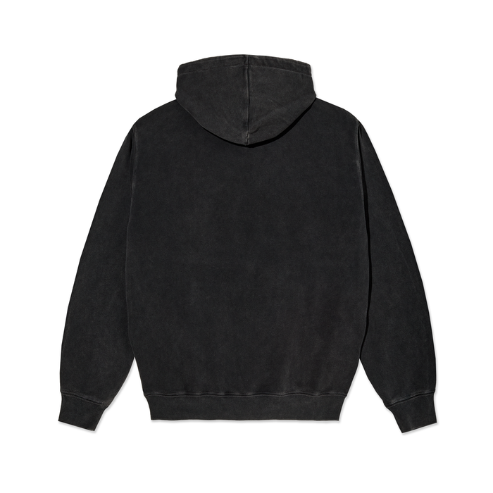 Dave Hoodie | Metal Logo - Silver black