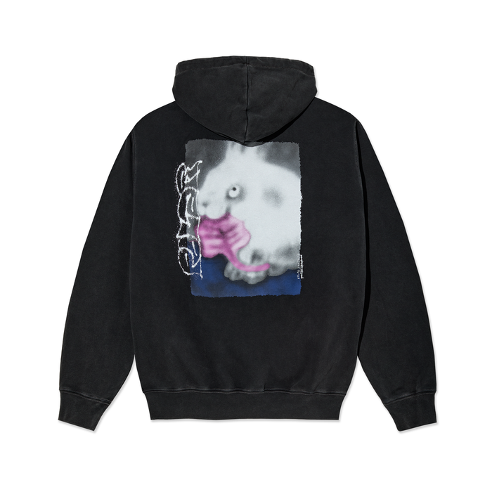 Dave Hoodie | Rabbit - Silver Black