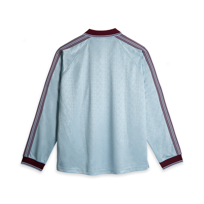 Davie LS Shirt - Sky Blue/Wine