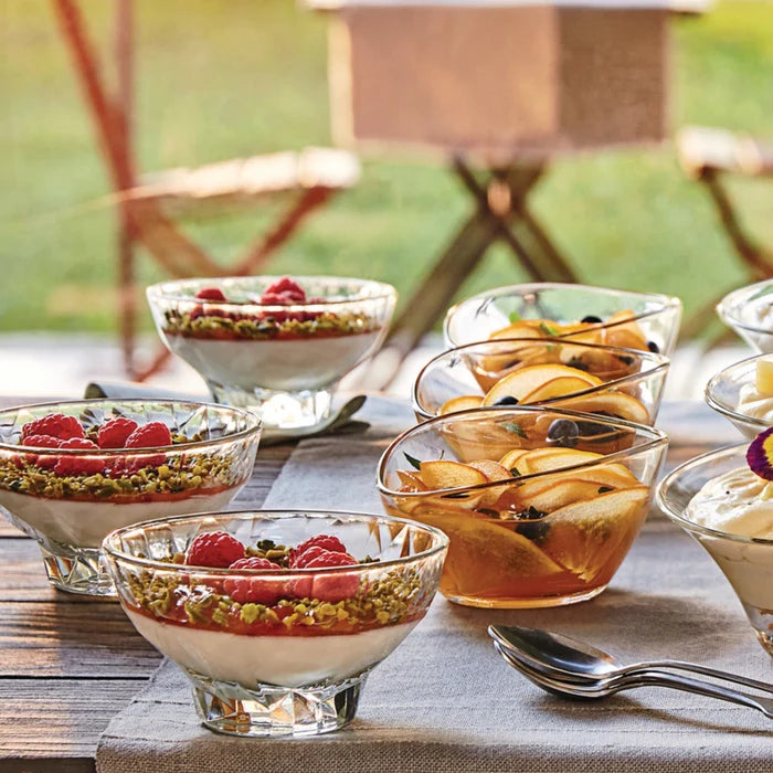Diamond 7.5 oz. Glass Dessert Bowl (Set of 12)