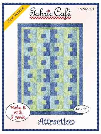 Fabric Cafe -Attraction - 3 Yard Quilt Pattern- Fc092020-01