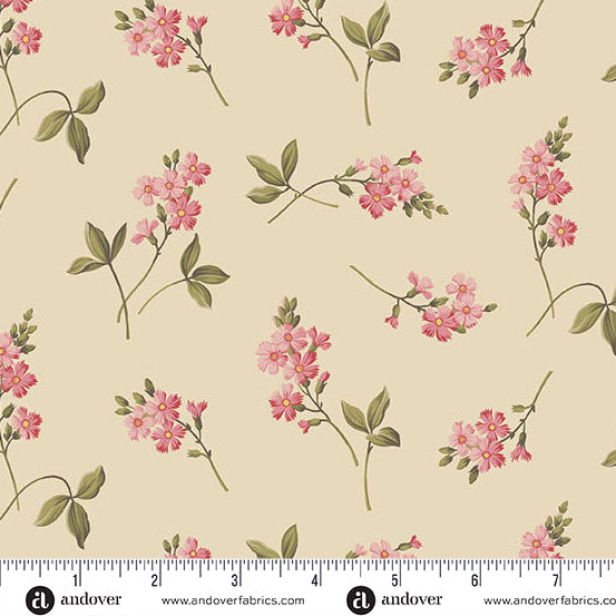 Farmers Daughter - Midnight Cornflower - Andover Fabrics