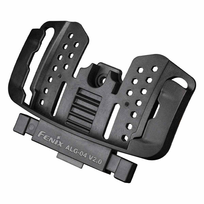 Black Fenix ALG-04 V2.0 helmet mount on a white background